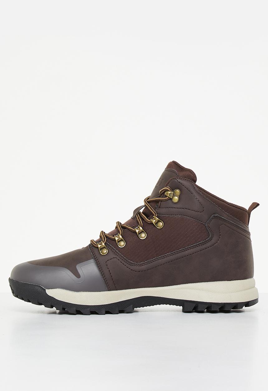UrbanArt - Tatum 1 nubuck & leather boot - choc
