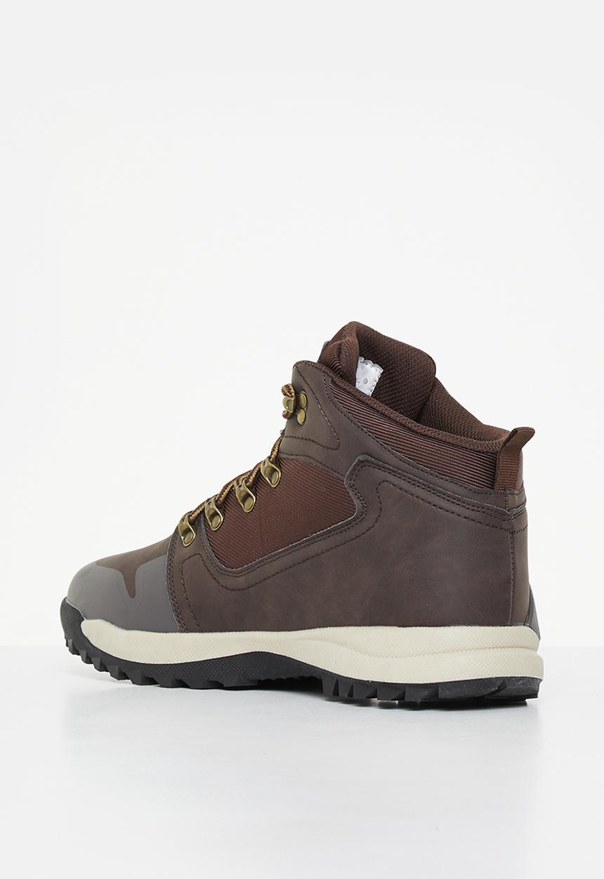 UrbanArt - Tatum 1 nubuck & leather boot - choc