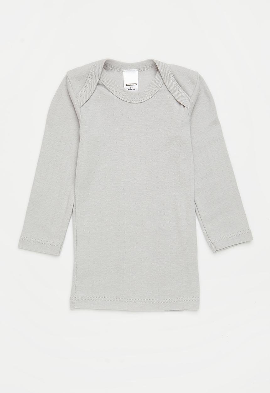 Superbalist - 3 pack long sleeve vests - grey/white