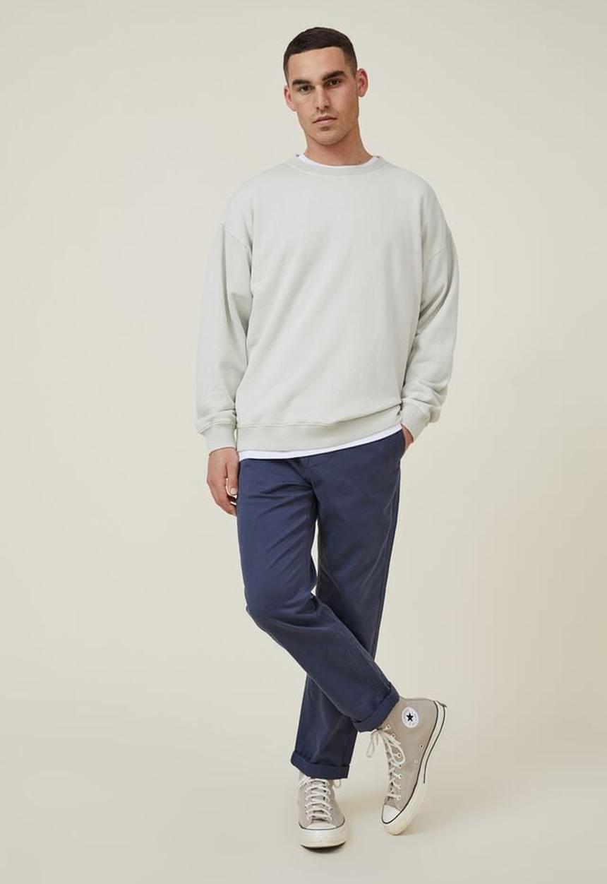 Cotton On - Relaxed chino - washed navy