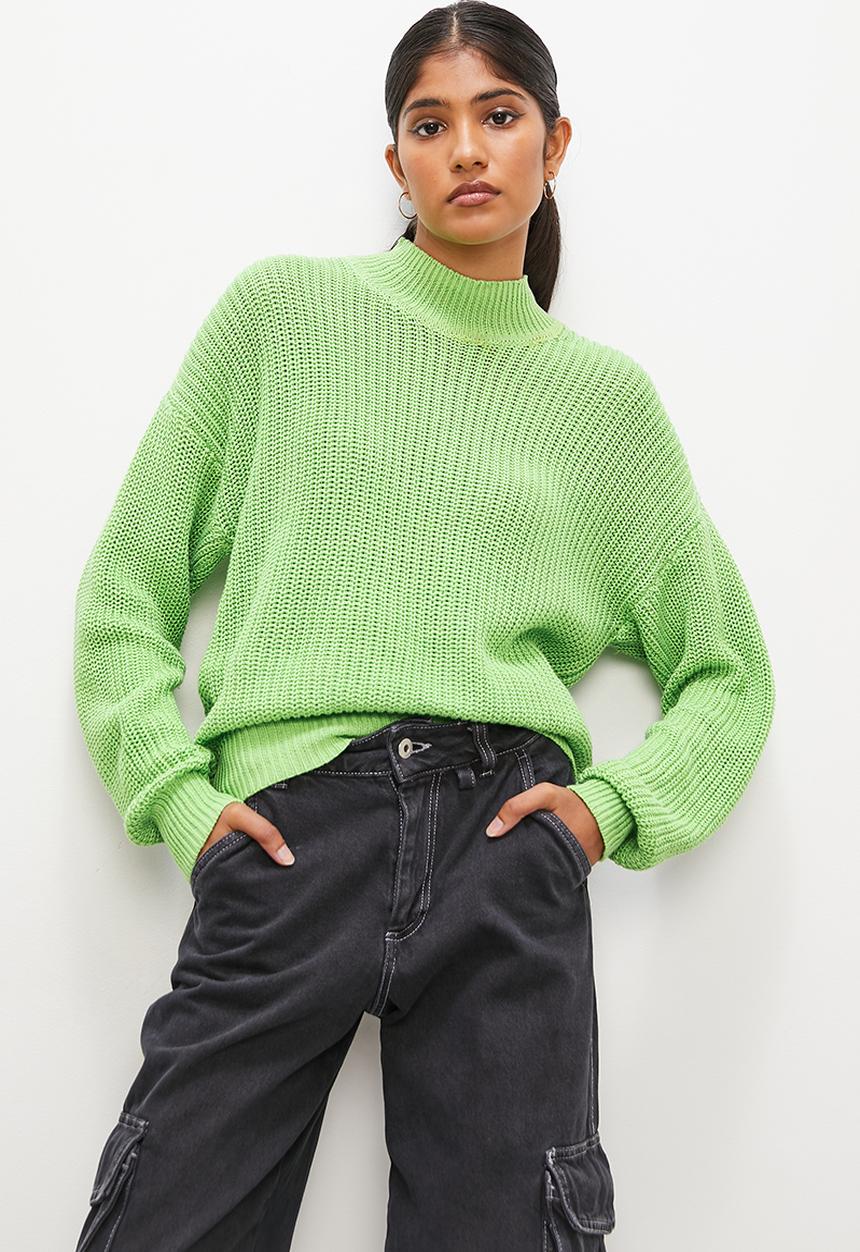 Superbalist - Lofty funnel neck - new green