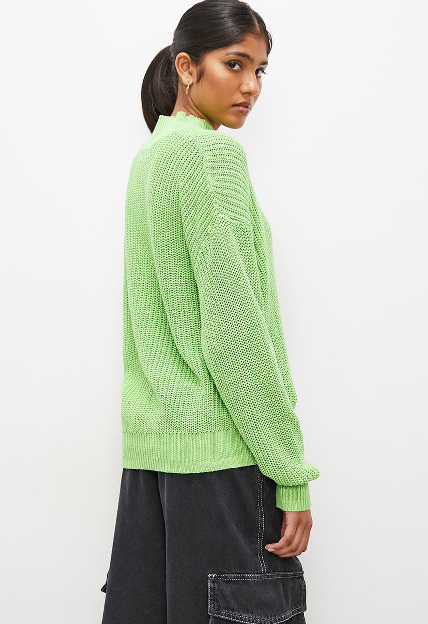 Superbalist - Lofty funnel neck - new green
