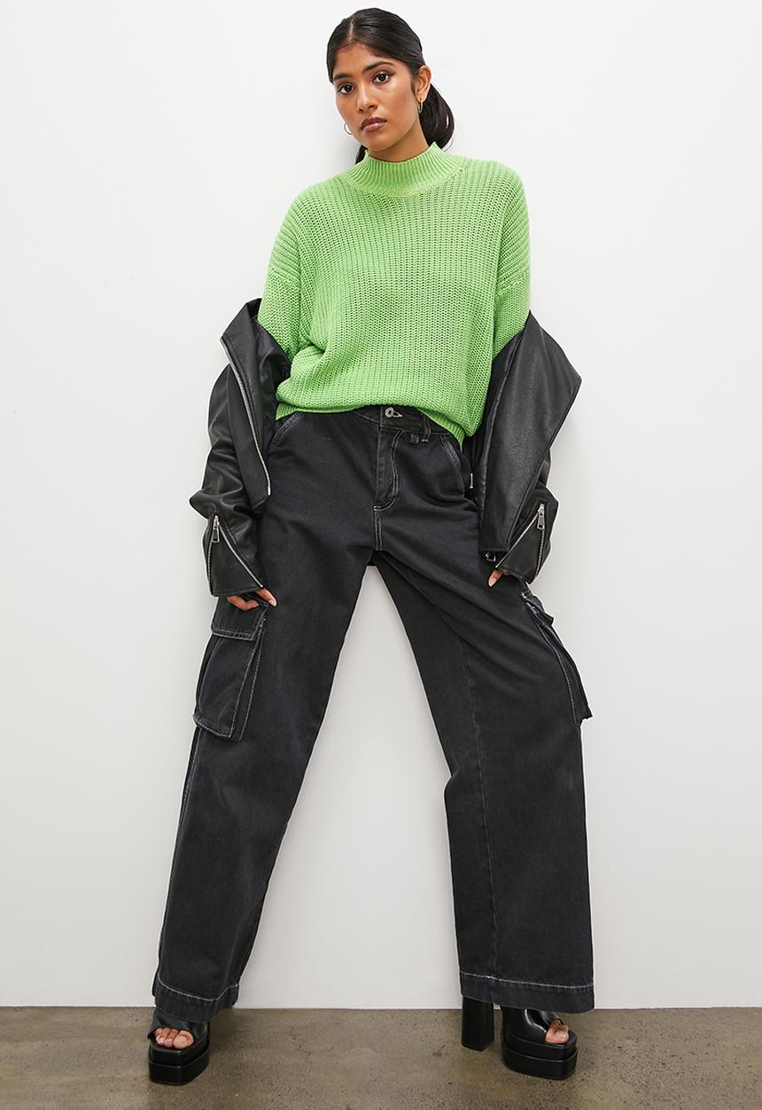 Superbalist - Lofty funnel neck - new green