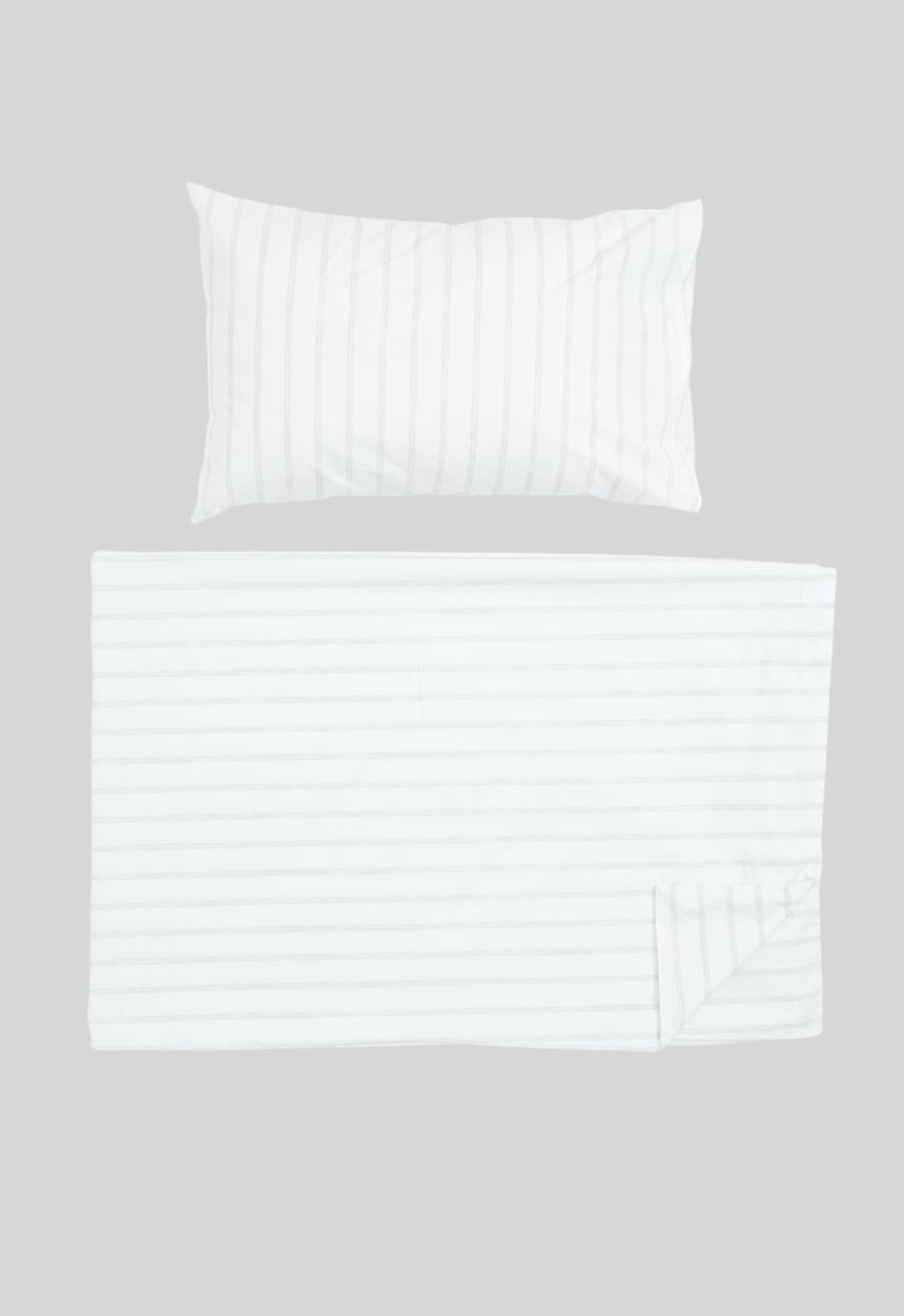 Sixth Floor - Stripe duvet cover set - grey
