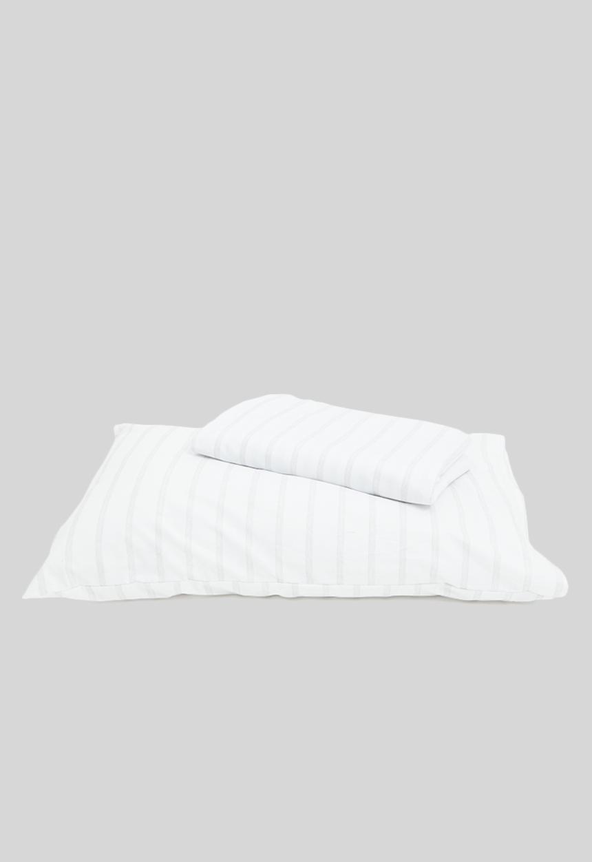 Sixth Floor - Stripe duvet cover set - grey