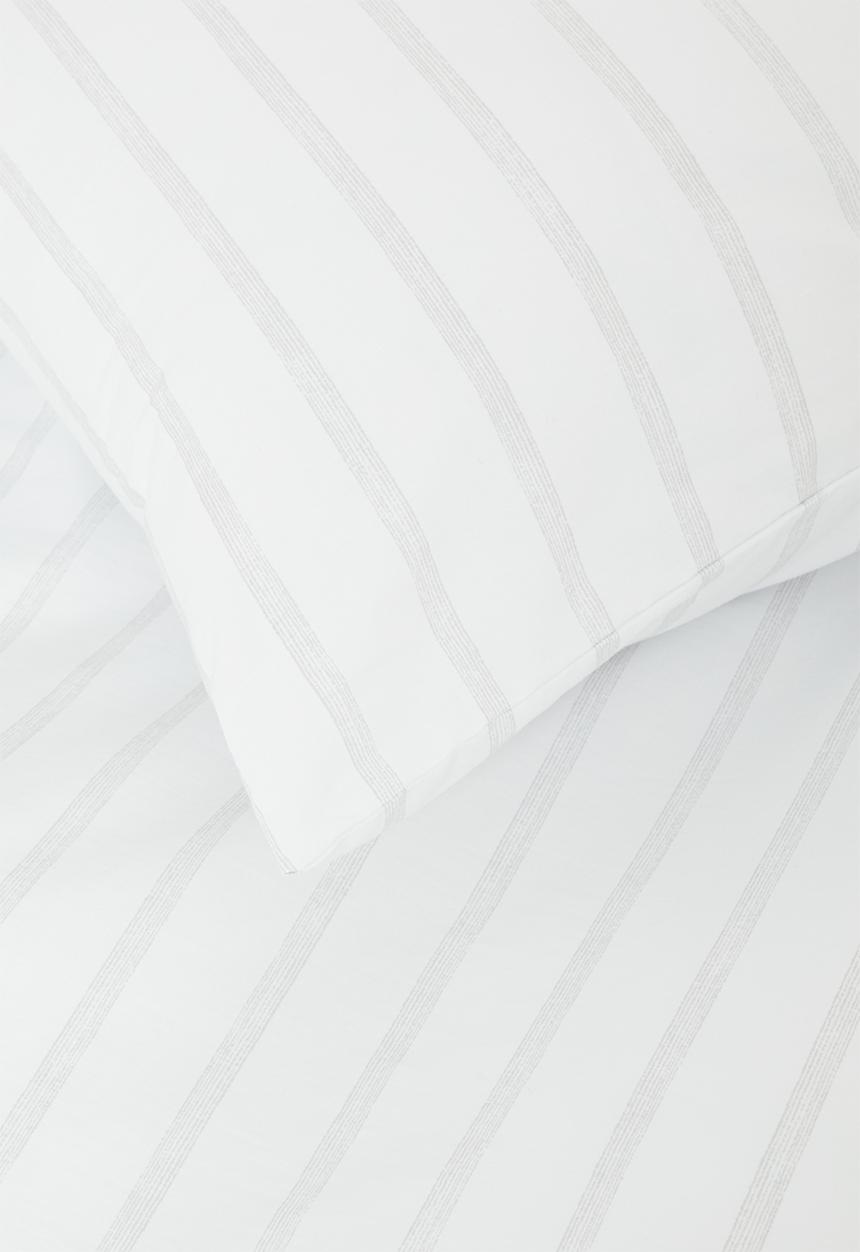 Sixth Floor - Stripe duvet cover set - grey