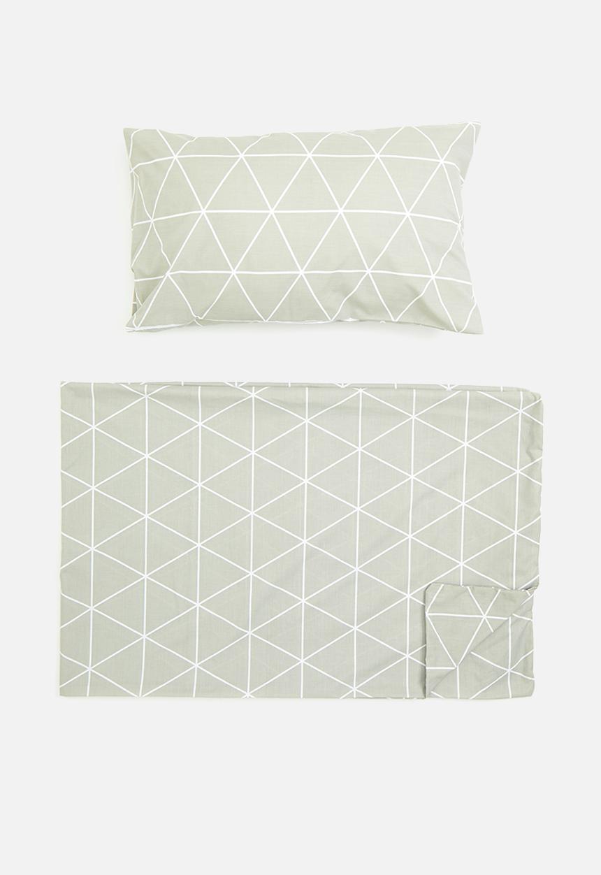 Sixth Floor - Ella duvet cover set - sage green
