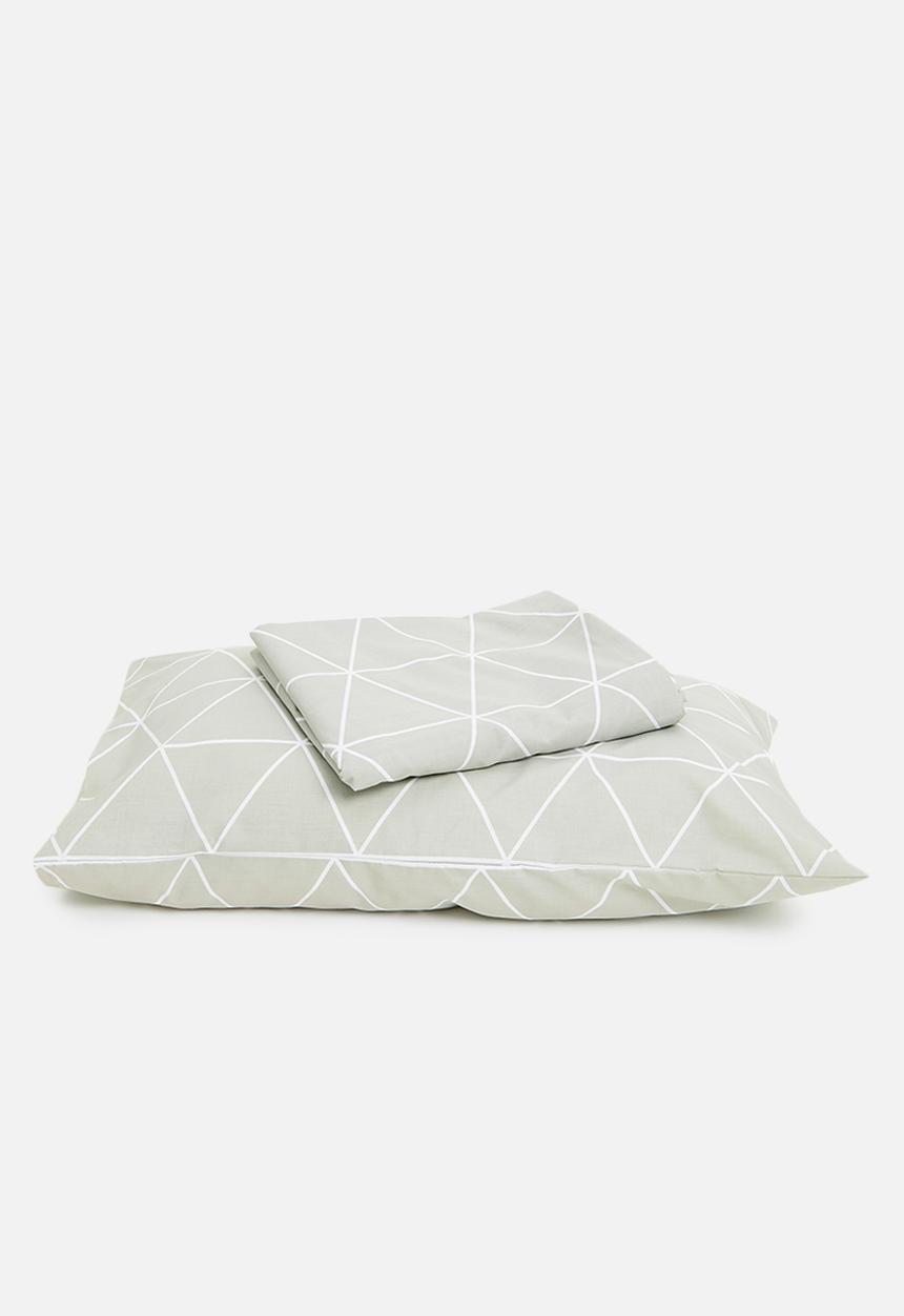 Sixth Floor - Ella duvet cover set - sage green
