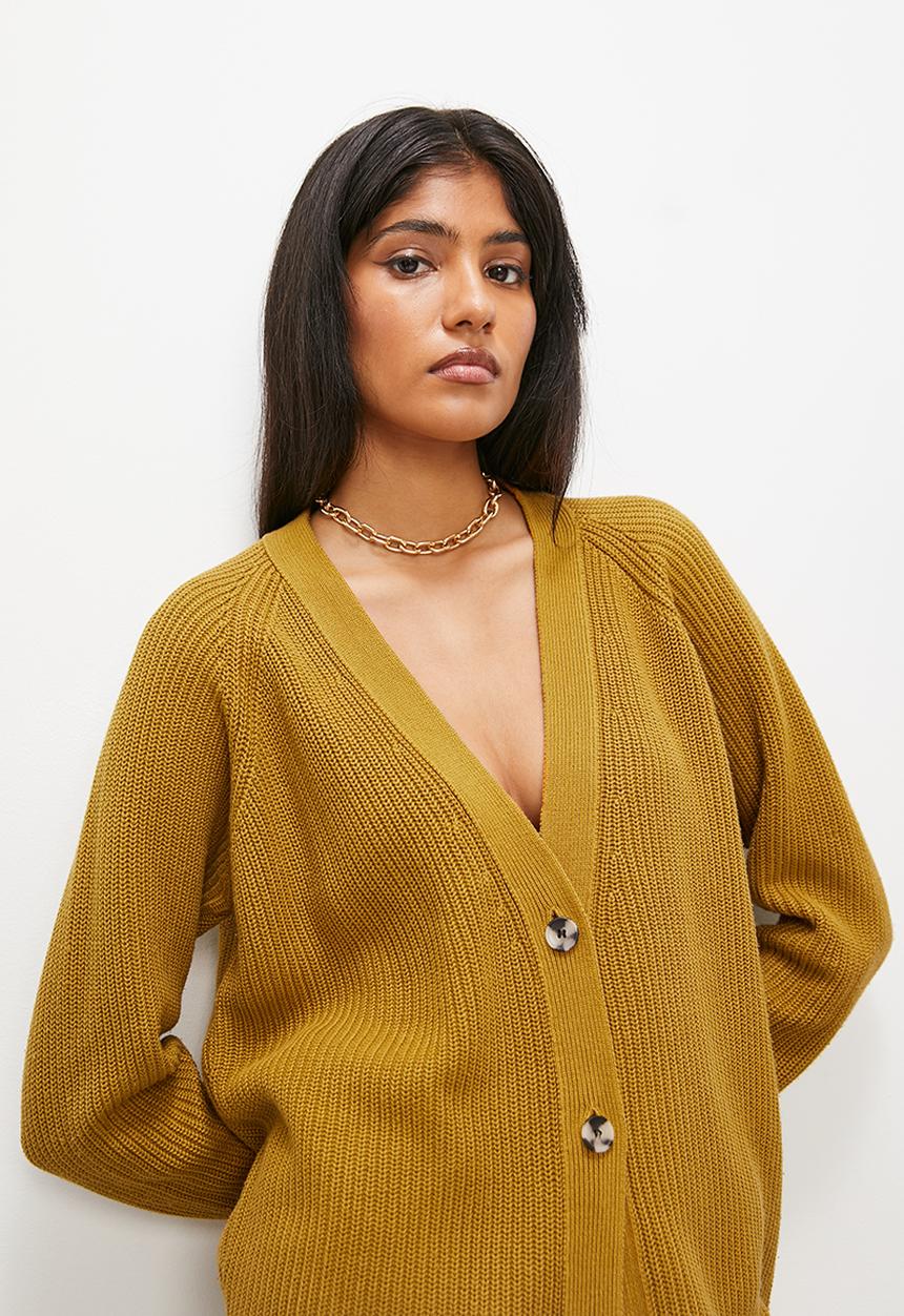 Superbalist - Longer length cardi - rich tobacco