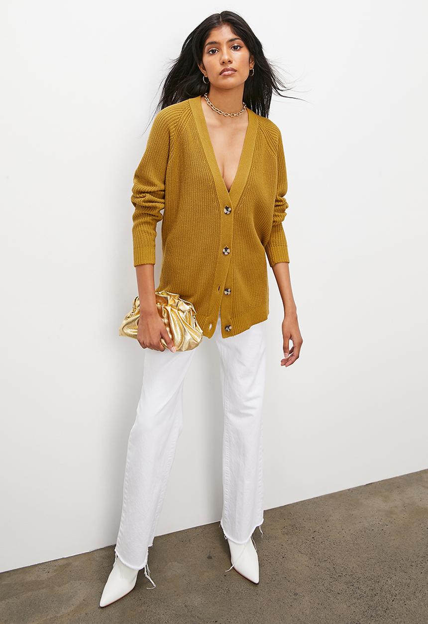 Superbalist - Longer length cardi - rich tobacco