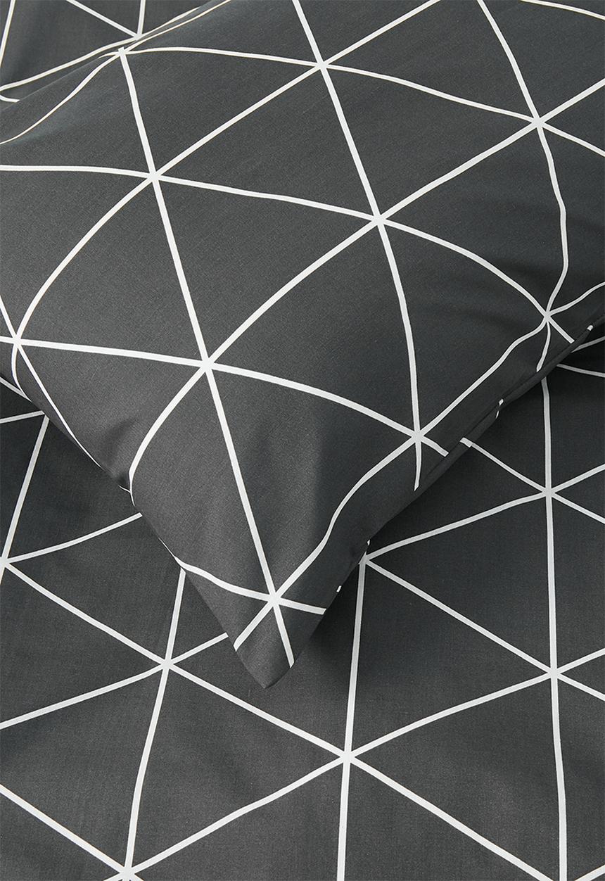 Sixth Floor - Ella duvet cover set - charcoal grey