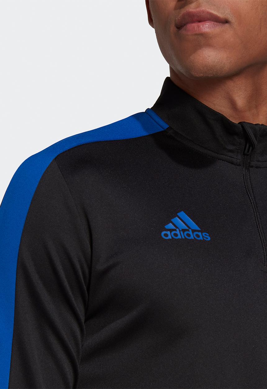 adidas Performance - Tiro essentials training top - black & team royal blue