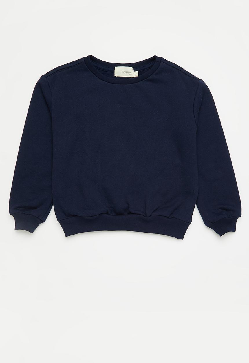 Superbalist - Boys 2 pk sweat top - navy/grey melange