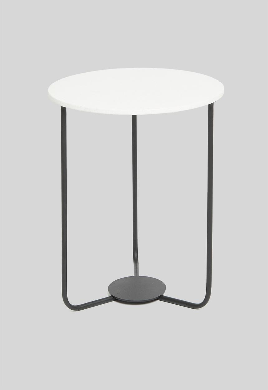 Nolden Brothers - Shiloh side table - black & white