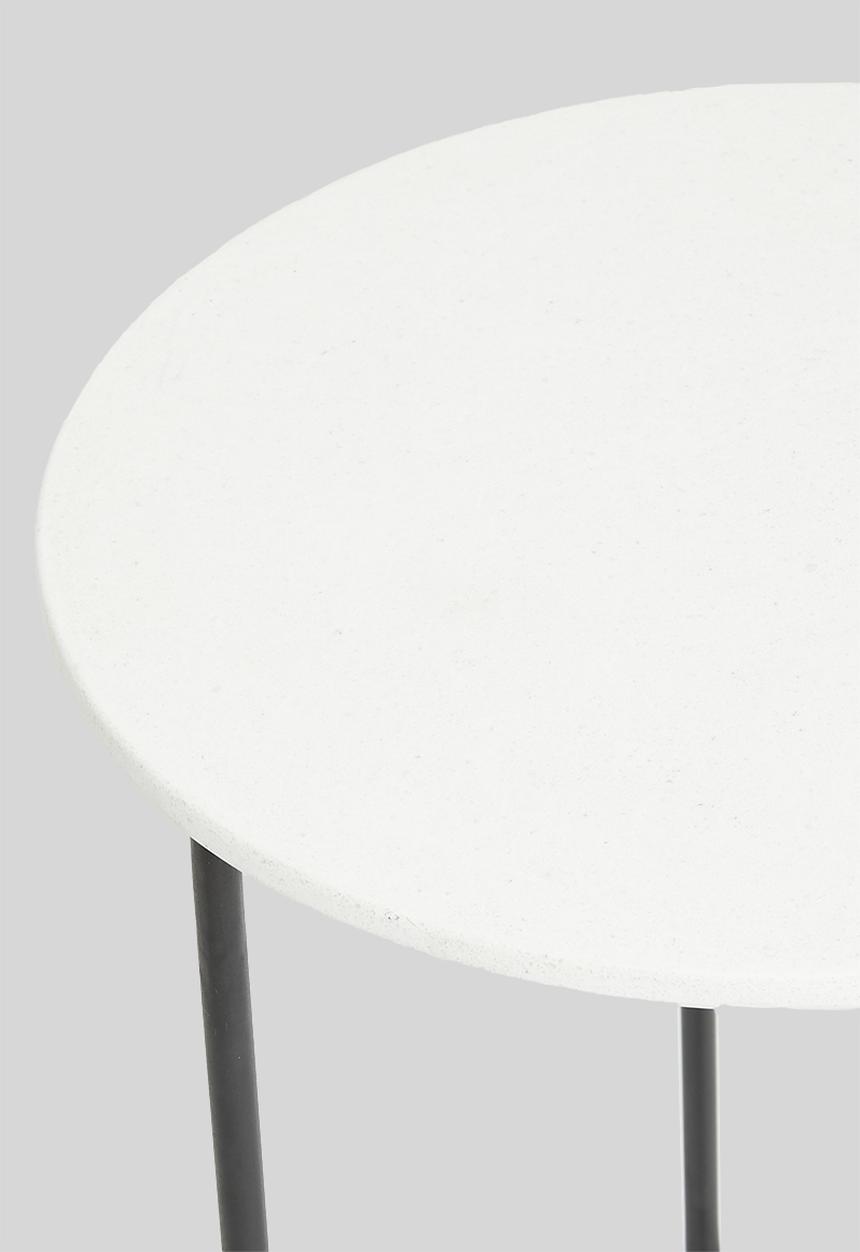 Nolden Brothers - Shiloh side table - black & white