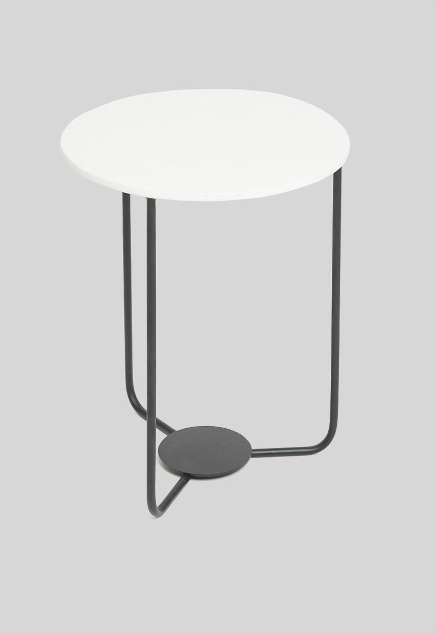 Nolden Brothers - Shiloh side table - black & white