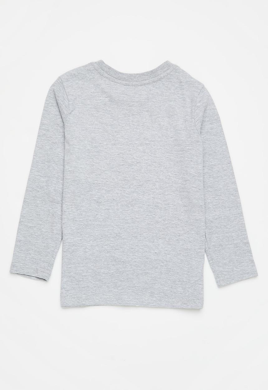 Superbalist - 3 pack long sleeve tee - fatigue/grey mel/black