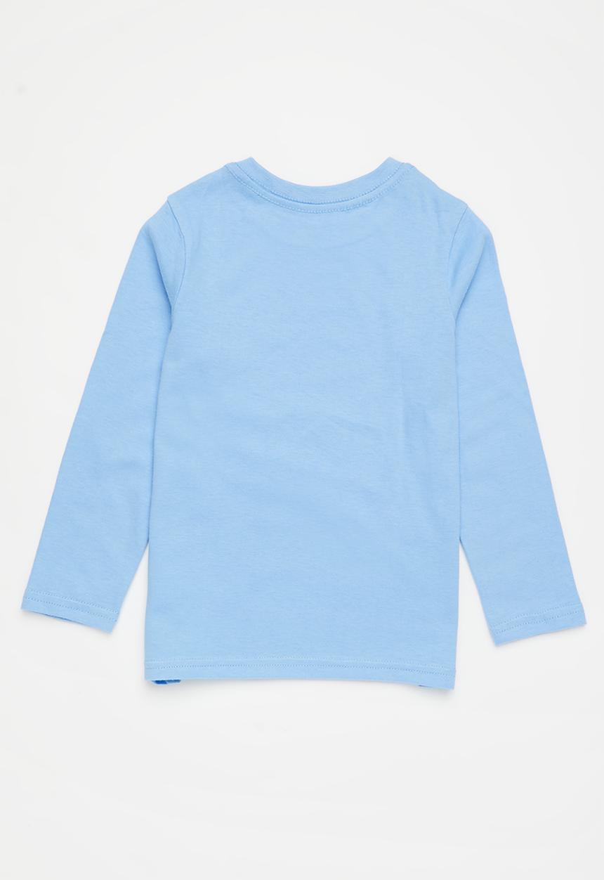 Superbalist - 3 pack plain long sleeve tee - navy/blue/white