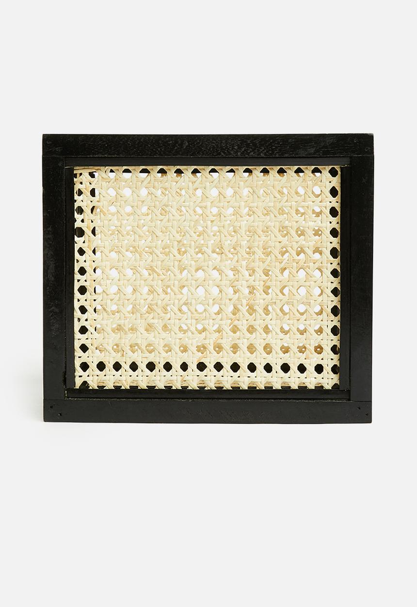 Sixth Floor - Eliana stoarge box - black & natural