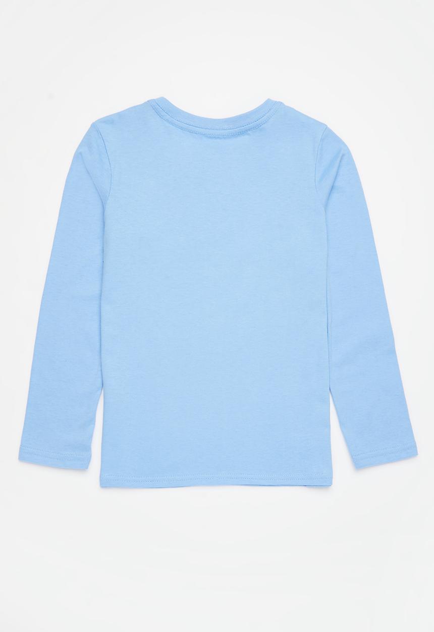 Superbalist - Girls 3 pk plain long sleeve tees - lilac/navy/light blue