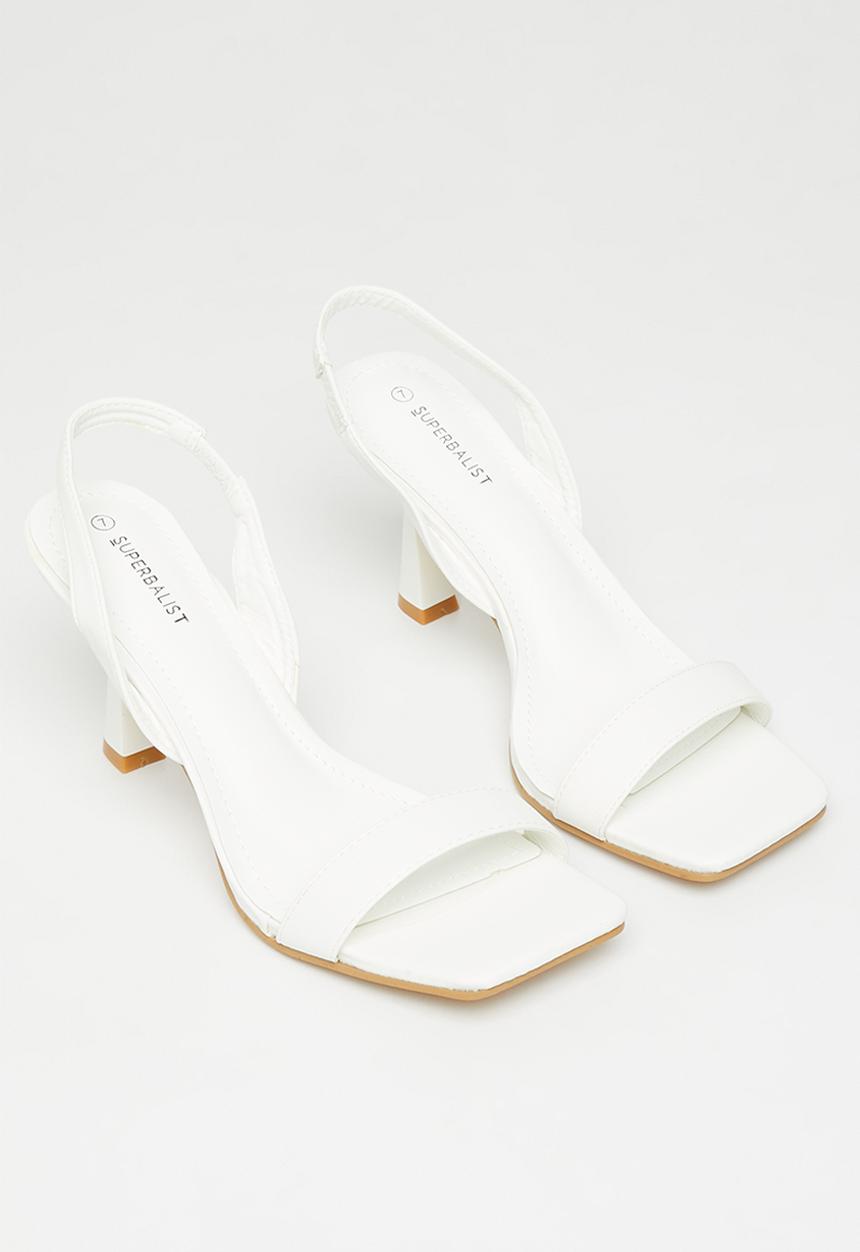 Superbalist - Asher slingback stiletto heel - white