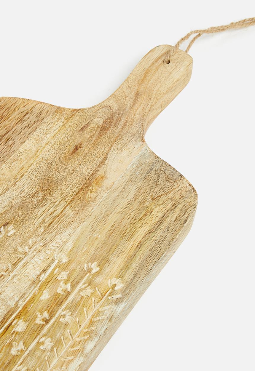 Excellent Houseware - Blossom cutting board - mango wood
