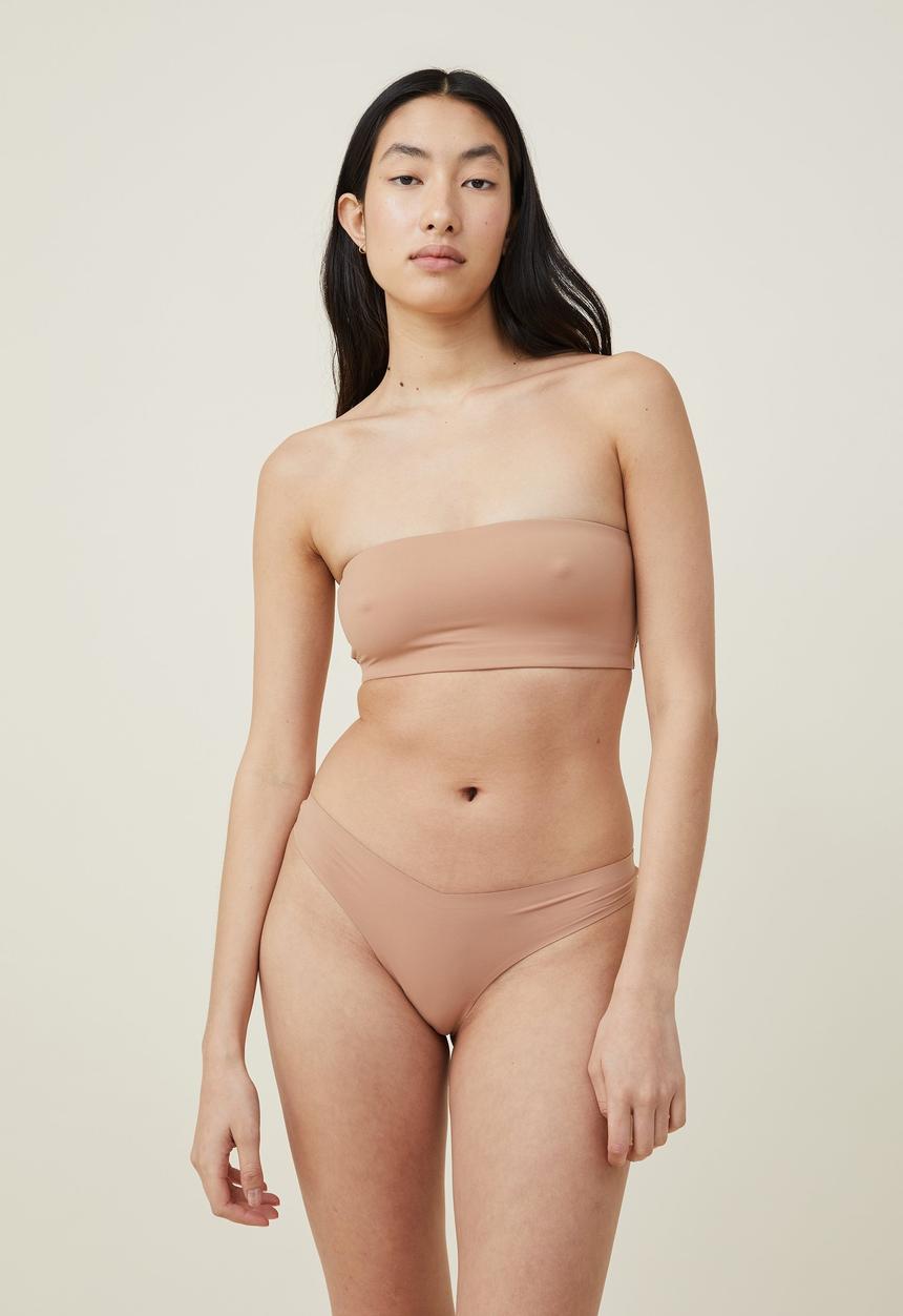 Cotton On - The smoothing hipster g-string brief - maple sugar