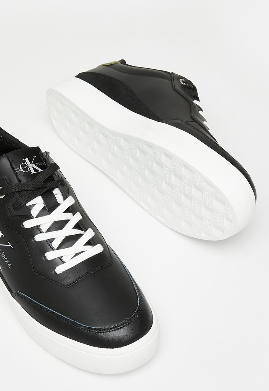 Calvin Klein - Classic cupsole laceup lth - black