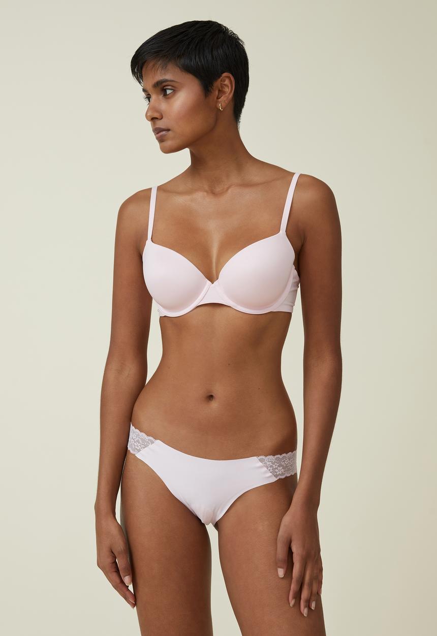 Cotton On - Party pants seamless brasiliano brief - blushing bride