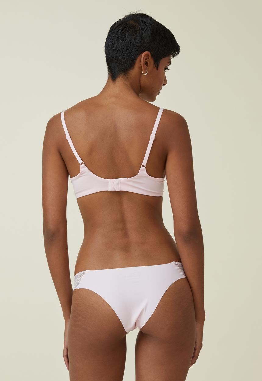 Cotton On - Party pants seamless brasiliano brief - blushing bride