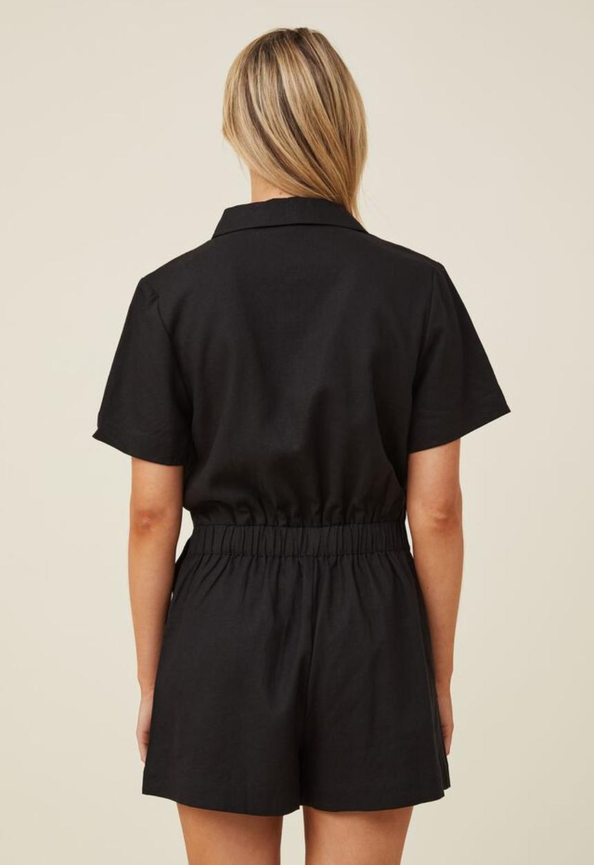 Cotton On - Haven utility playsuit - black