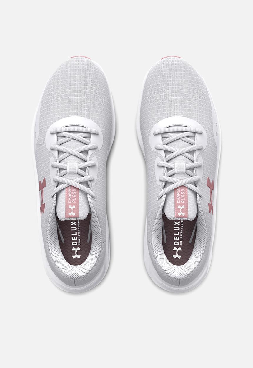 Under Armour - Ua w charged pursuit 3 tech - white / white / prime pink