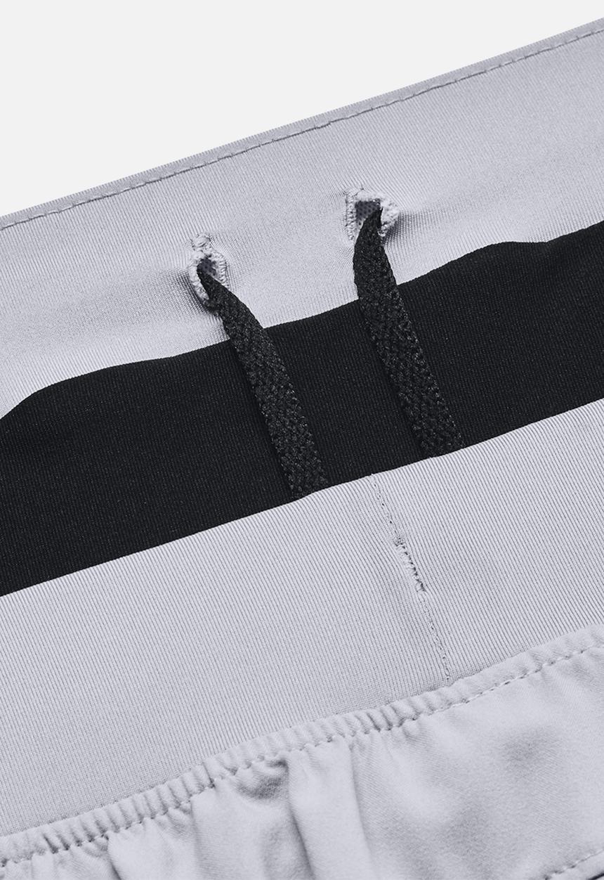 Under Armour - Ua launch 5'' 2-in-1 short - mod gray