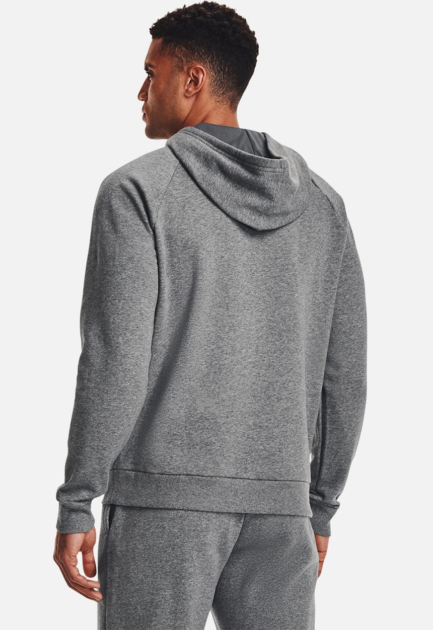 Under Armour - Ua rival fleece 1/2 zip hd - pitch gray light heather