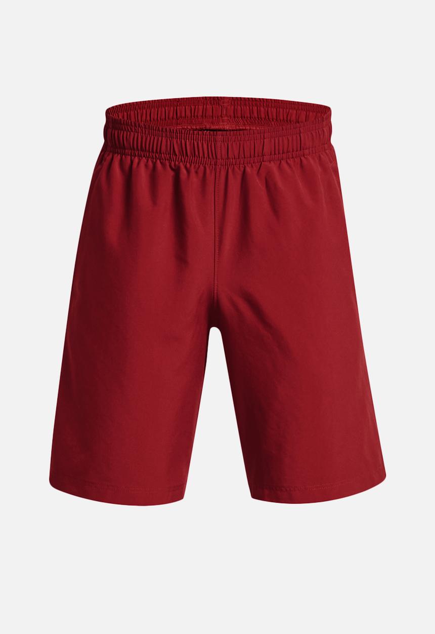 Under Armour - Ua woven graphic shorts - stadium red & bolt red