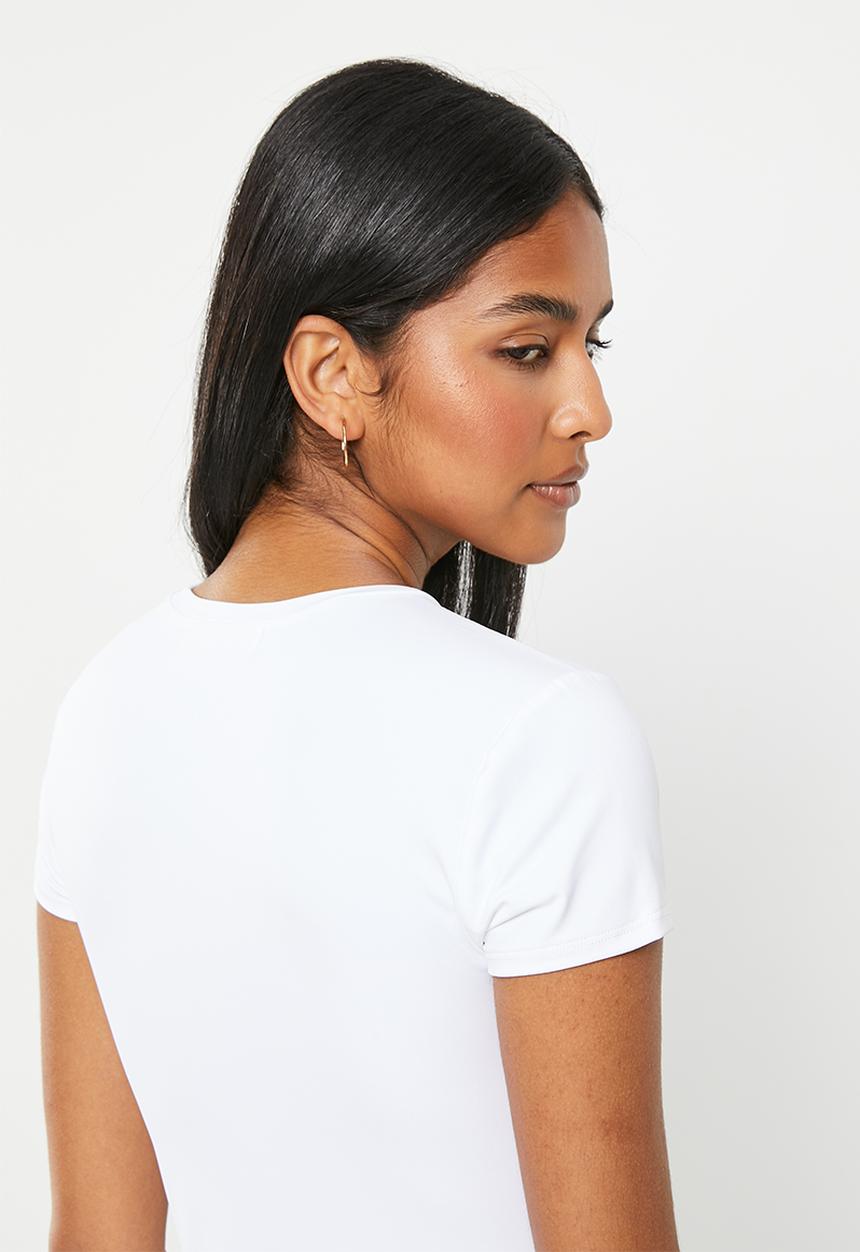 Cotton On - Shay short sleeve top - winter white