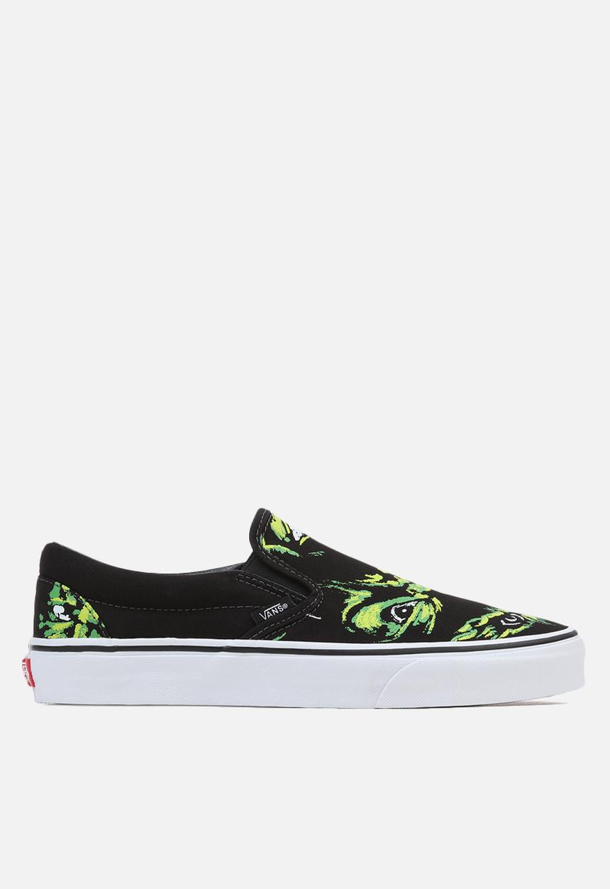 Vans - Classic slip-on -  eyes in the dark black/multi