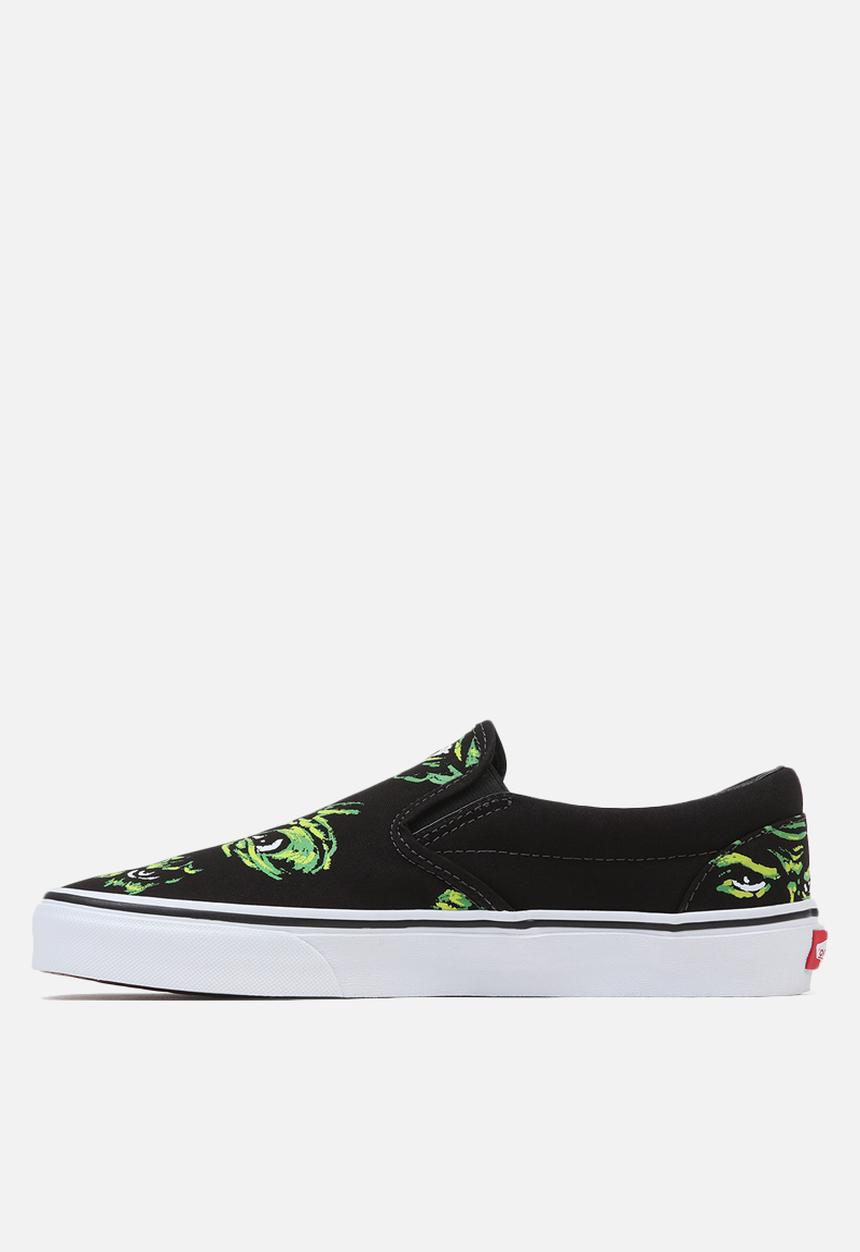 Vans - Classic slip-on -  eyes in the dark black/multi