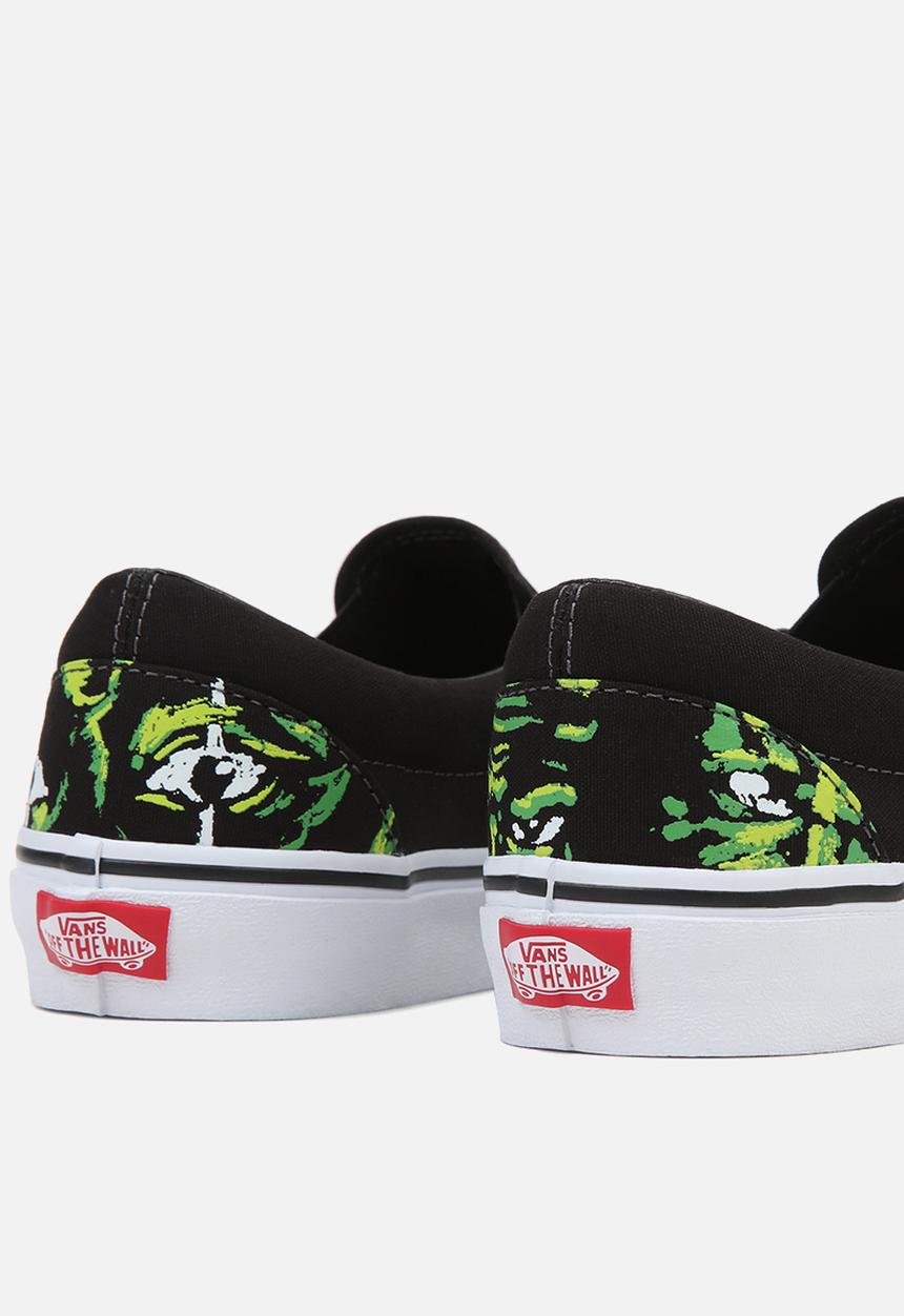Vans - Classic slip-on -  eyes in the dark black/multi