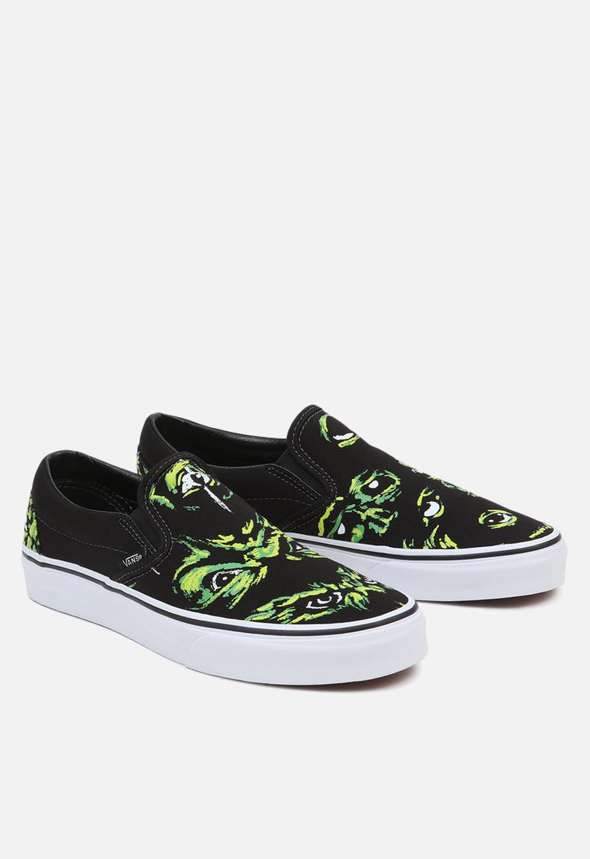 Vans - Classic slip-on -  eyes in the dark black/multi
