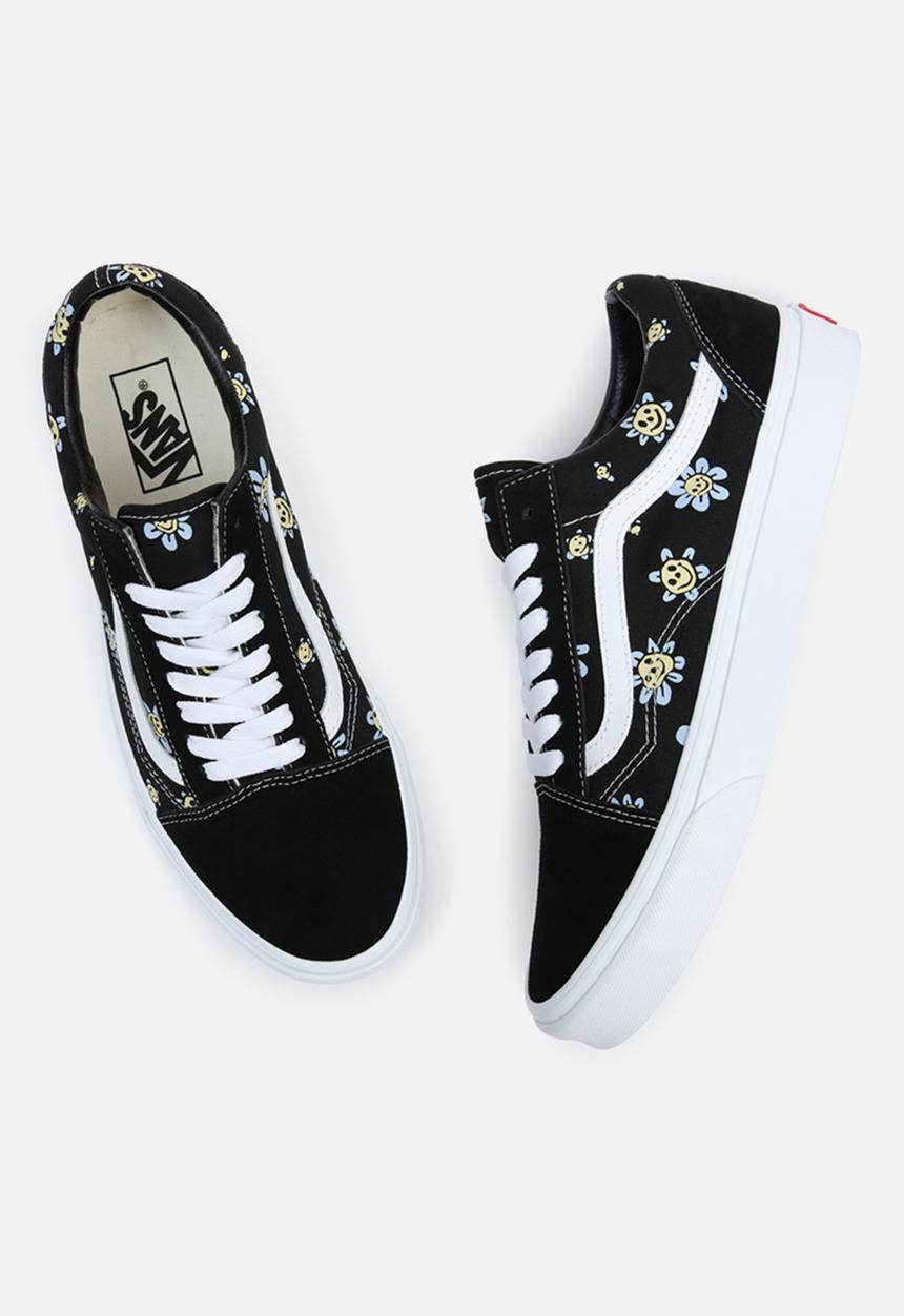 Vans - Old skool - trippy grin floral black/yellow