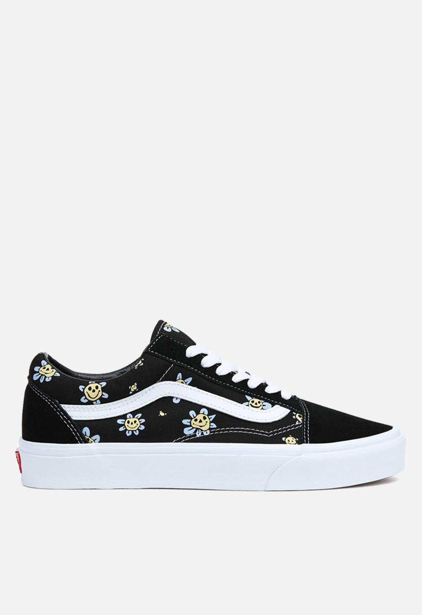 Vans - Old skool - trippy grin floral black/yellow