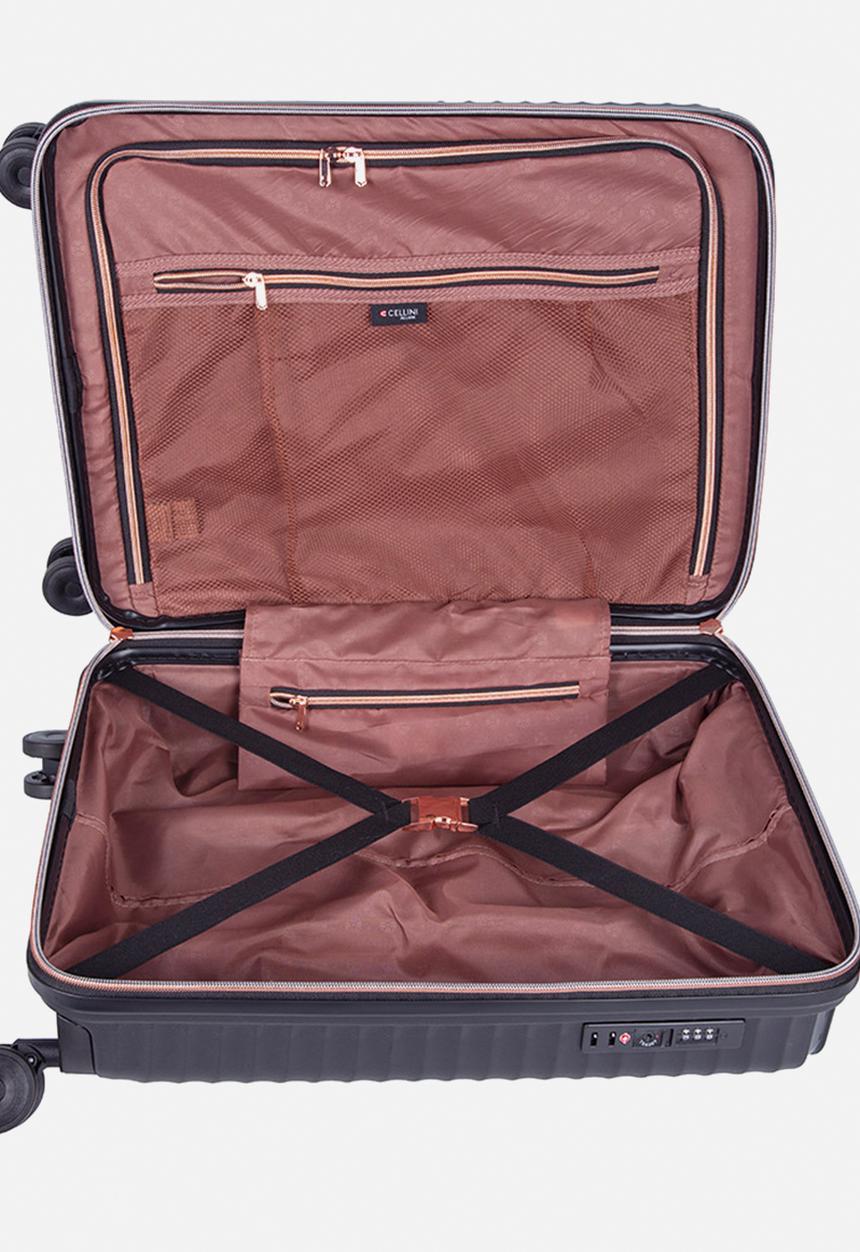Cellini - Allure 4 wheel trolley - black hardcase