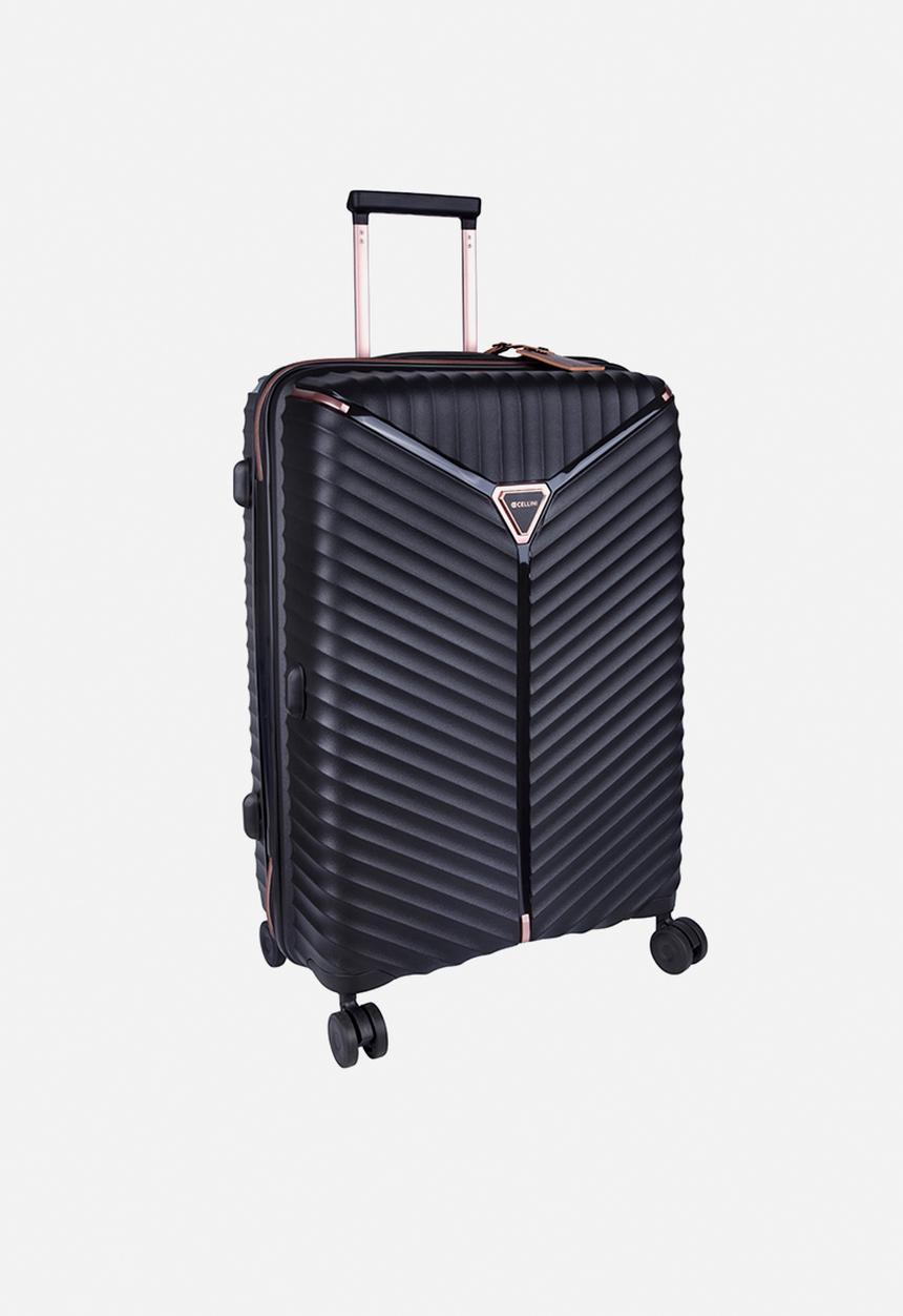 Cellini - Allure 4 wheel trolley - black hardcase