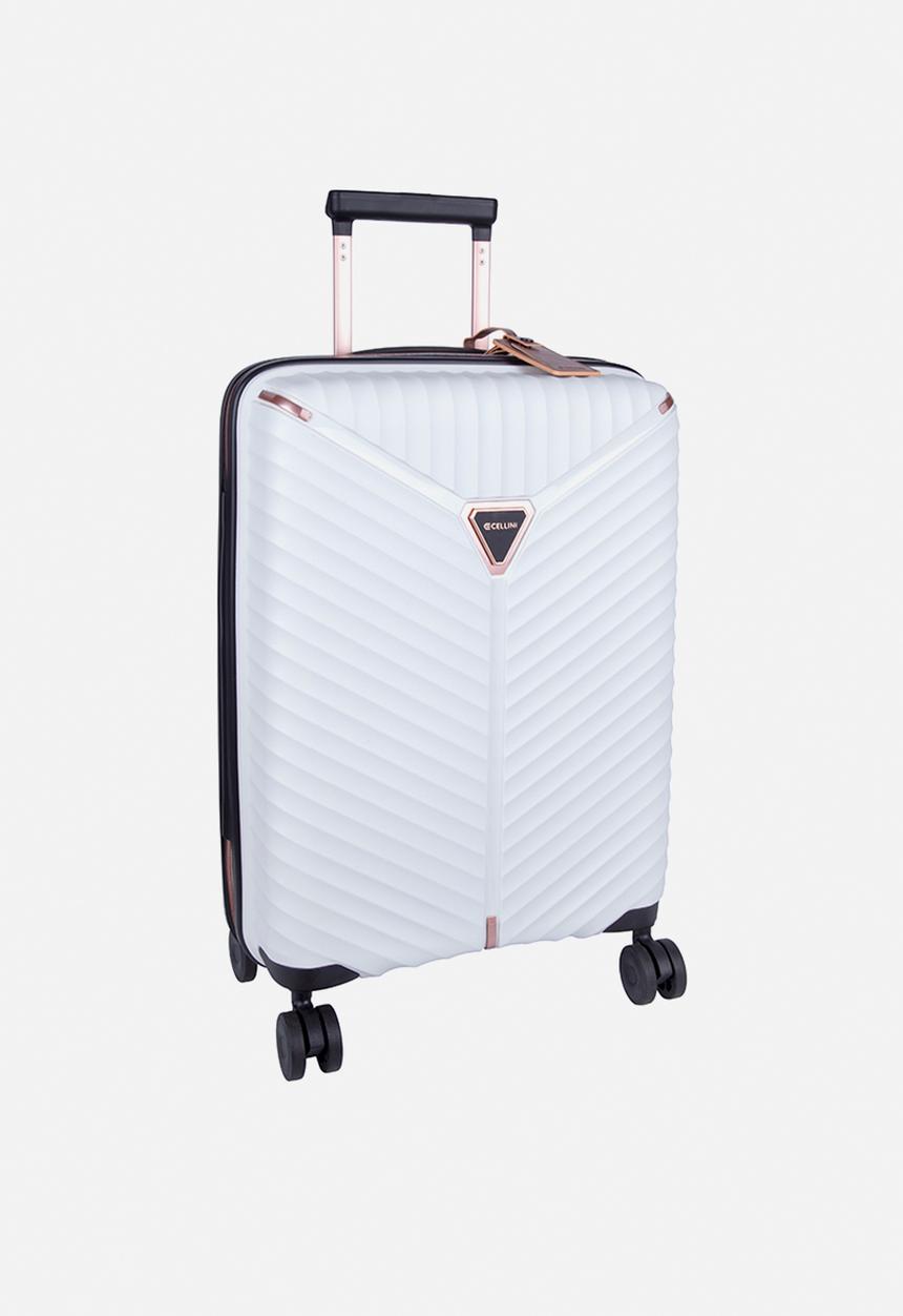 Cellini - Allure 4 wheel trolley - white hardcase