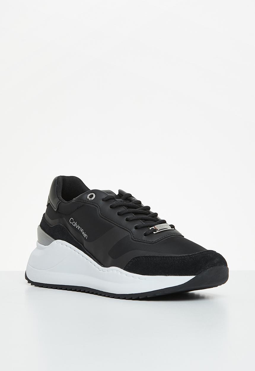 Calvin Klein - Internal wedge lace up-nylon mix - ck black