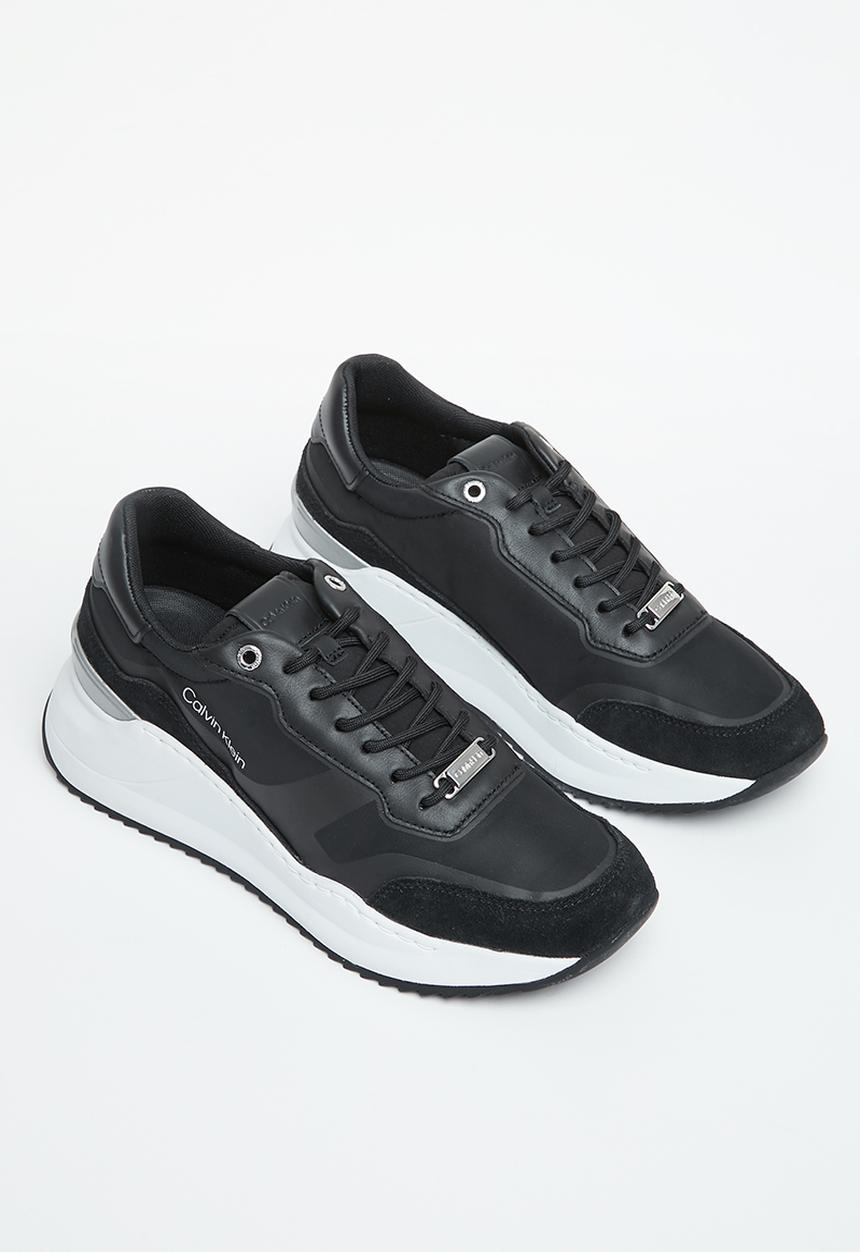 Calvin Klein - Internal wedge lace up-nylon mix - ck black