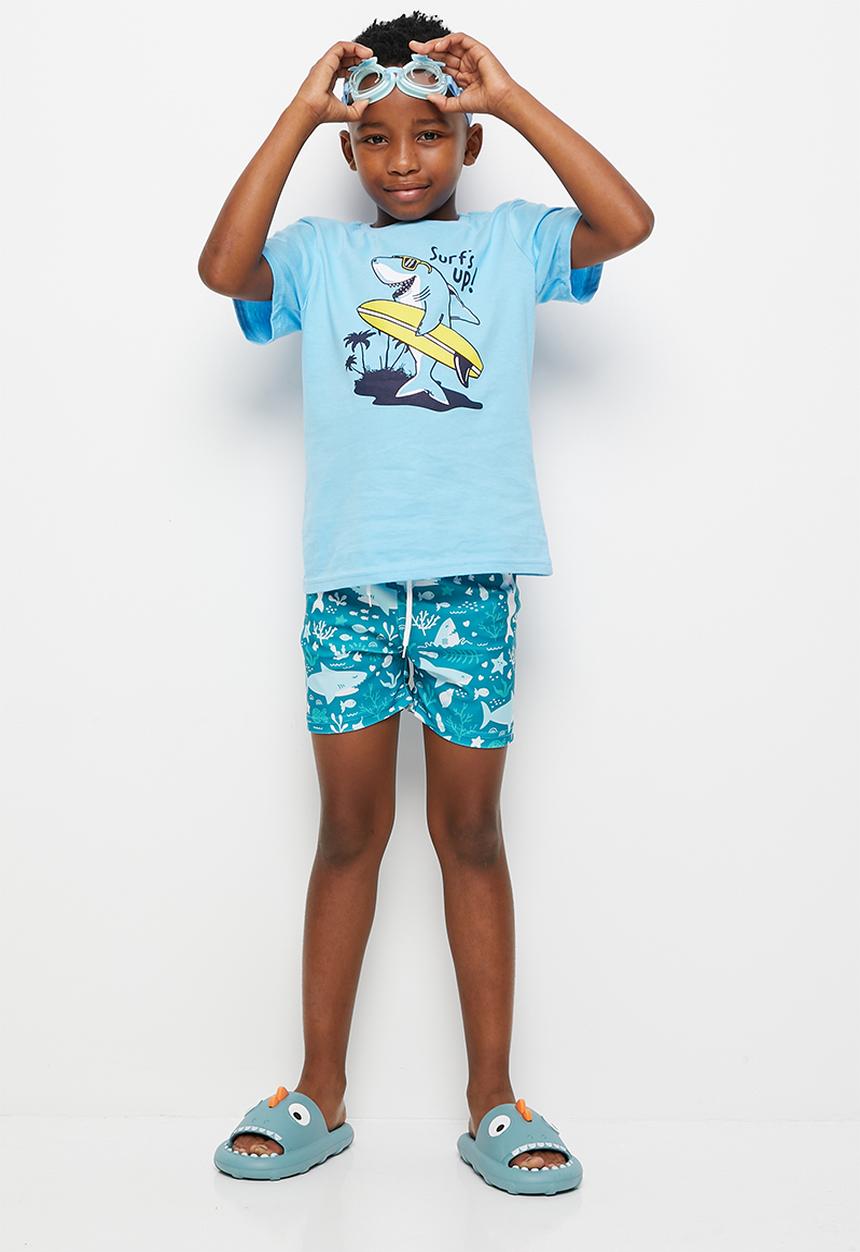 Pop Candy - Boys swim shorts - blue