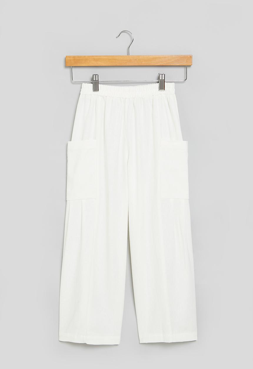 Superbalist - Wide leg pant - white