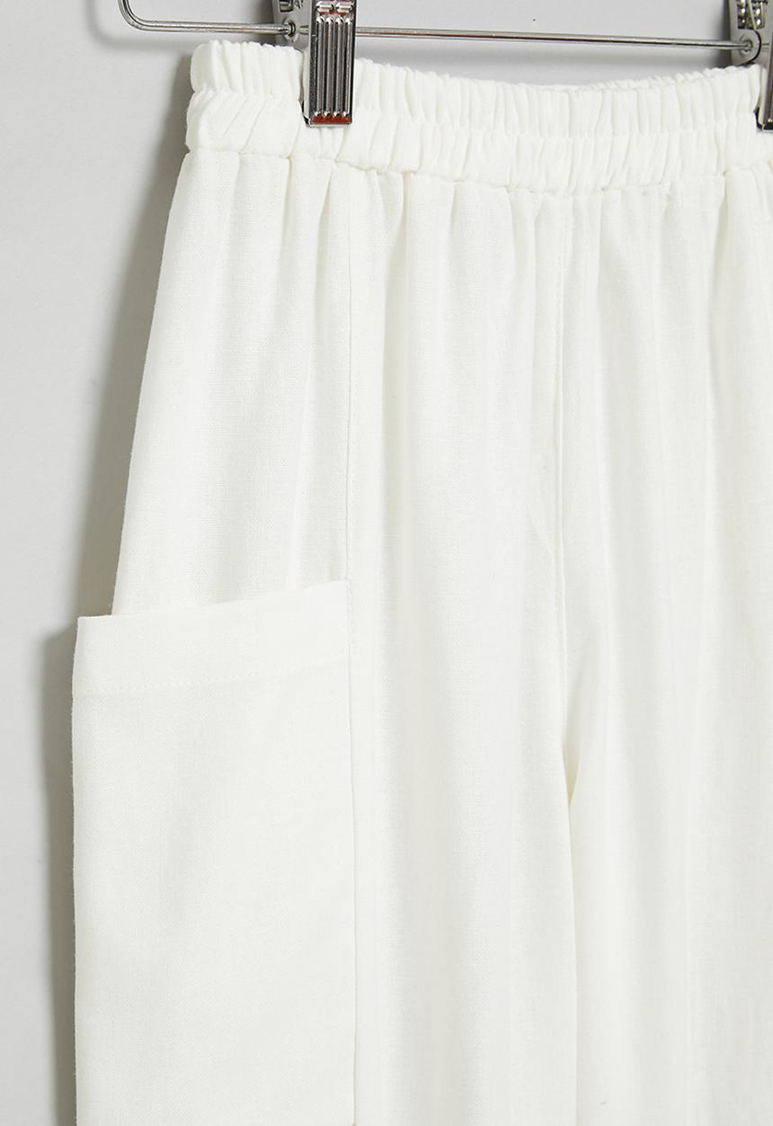 Superbalist - Wide leg pant - white